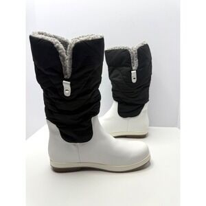 Journee Collection Pippah Faux Fur Lined Mid Boots White Size 9.5 NWT/BOX